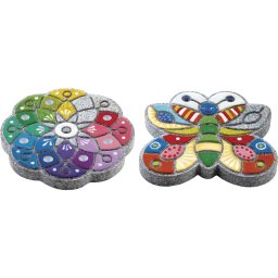 Set Pictura Pe Piatra Moxy Fluturas 5 Ani+