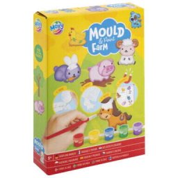 Set Modelez Si Pictez Moxy Animalutele De La Ferma 5 Ani+