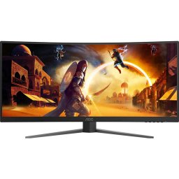 Monitor LED Gaming Curbat AOC CU34G4Z 34 inch UWQHD VA 1ms 240Hz Black