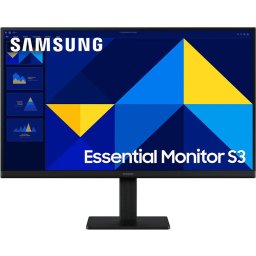 Monitor LED Samsung Essential S3 S30GD LS24D304GAUXEN 24 inch FHD IPS 100Hz Black