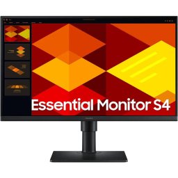 Monitor LED Samsung Essential S4 S40GD LS24D406GAUXEN 24 inch FHD IPS 5ms 100Hz Black