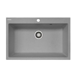Chiuveta Soft Compozit Pyramis Square Durothek 76x50 1B Gri