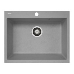 Chiuveta Pyramis Soft Compozit Square Durothek 60x50 1B Gri