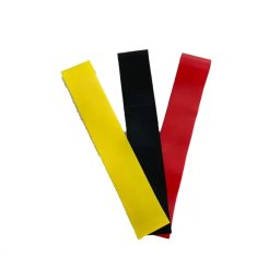 Set 3 Benzi Elastice Techfit 3 Grade Diferite De Rezistenta Material Latex Saculet Transport Galben / Rosu / Negru