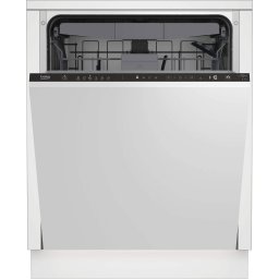 Masina de Spalat Vase Incorporabila Beko 15 Seturi 6 Programe AutoDoor Opening Touch Control Indicator Luminos Podea Clasa D 60cm Alb