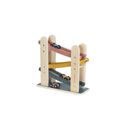 Jucarie Educativa Petite&Mars Milky Way Wood of Mars Pista de masini cu 3 Masinute 18 Luni+ Multicolor