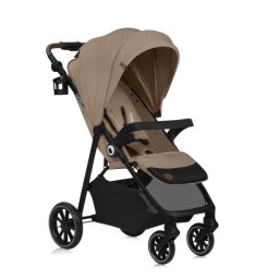 Carucior Sport Lionelo Emma One Roti EVA si Maner Reglabil Maxim 22KG de la 6 Luni la 4 Ani Bej