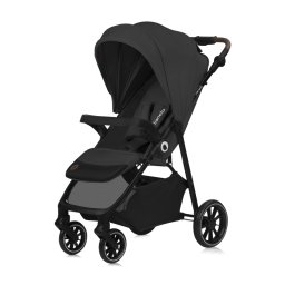 Carucior Sport Lionelo Emma One Roti EVA si Maner Reglabil pana la 22KG de la 6 Luni pana la 4 Ani Gri Inchis