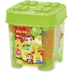 Set Constructie Simba Ecoiffier Animale 70 Piese +18luni Multicolor