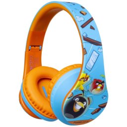 Casti PowerLocus Copii Wireless P2 Angry Birds Portocaliu