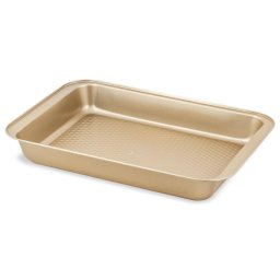 Tava de Copt Dreptunghiulara Zass Gourmet ZG-BW 04 Acoperire Antiaderenta 37CM Bronz