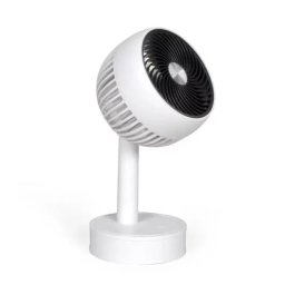 Mini Ventilator de Birou Livoo TEA310W Reincarcabil 3 Viteze Diametru 7.5cm Acumulator 500mAh Autonomie 2h Alb