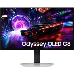 Monitor OLED Gaming Samsung Odyssey G8 LS32FG810SUXEN 32 inch UHD 4K 0.03ms 240Hz Silver