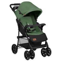 Carucior Sport Lionelo Emma Plus 6-36 Luni Maxim 15KG cu Tavita 2 Suporturi pentru Pahar Geanta Accesorii Conform cu Standardul European de Securitate EN1888-1 Verde