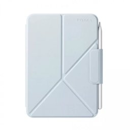 Husa PITAKA MagEZ Folio 2 iPad Mini 6/ Mini A17 Pro Albastru