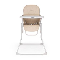 Scaun de Masa Bebelusi FEEDO Bite Pliabil pana la 15KG Suport de Picioare Ajustabil Tavita Detasabila 6-36 Luni Conform cu EN14988-2:2006+A1:2012 Bej