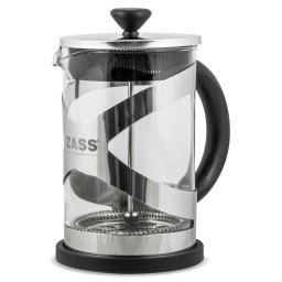 Presa Franceza pentru Cafea / Ceai Zass Gourmet ZG-FPC 01 Capacitate 800ML Argintiu