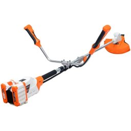 Motocoasa Ruris 3044e pe Acumulator de Umar Manere Ergonomice Alb / Portocaliu