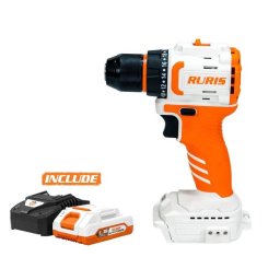 Masina de Gaurit si Insurubat Ruris RMX 1240Â Power Alfa Up Contine Acumulator 2Ah 20V + Incarcator Alb/Portocaliu