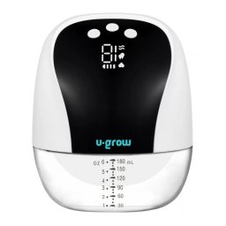 Pompa de San U-GROW Electrica Si Portabila Simpla cu 10 Niveluri de Extragere 5 Niveluri de Masaj Display Led Functie Memorie 180Ml