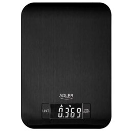 Cantar de Bucatarie Adler AD 3183 5kg Divizie 1g Display LCD Negru