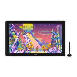 Tableta Grafica HUION Kamvas 24 Plus Ecran IPS 23.8Inch Rezolutie 2.5K USB-C Gri Inchis