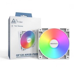 Ventilator Montech GF120 PWM ARGB 120MM Alb