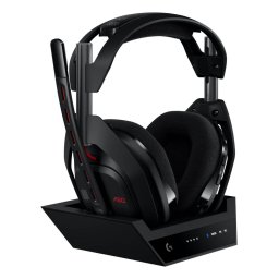 Casti Logitech A50 Lightspeed Wrls G with Base Station Negru
