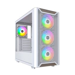 Carcasa PC Montech XR Wood Midi-Tower ATX ARGB Tempered Glass Alb