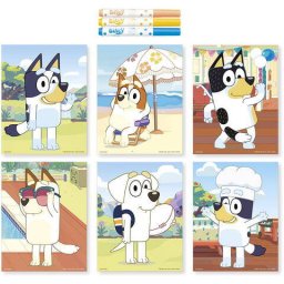 Set Creativ Totum Bluey Arta cu Puncte +3 ani