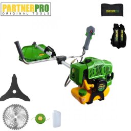 Motocoasa PartnerPro PPA-56 pe Benzina Motor 2T 5.8CP 10000RPM Verde