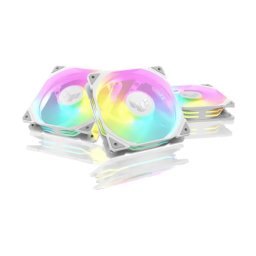 Set 3 Ventilatoare ASUS TUF Gaming TR120 ARGB Reverse 120MM 2000RPM Alb