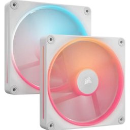 Pachet 2 Ventilatoare Corsair iCUE LINK LX140-R Reverse RGB PWM 2x 140MM 2000RPM Alb