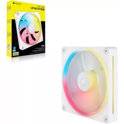 Ventilator Corsair iCUE LINK LX140-R Reverse RGB PWM 140MM Alb