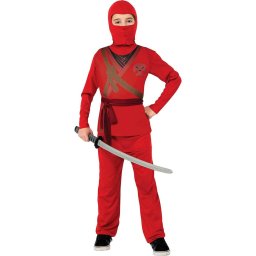 Costum de Carnaval Rubies Ninja Rosu