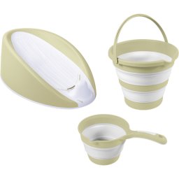 Set 3-in-1 Dolu Nuve cu Suport Anatomic pentru Cadita +6luni Verde Eco