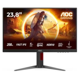 Monitor AOC 24G4HA 23.8inch Fast IPS Full HD 200Hz HDR10 G-Sync 1x DisplayPort 1 x headphone 2xHDMI2.0 Negru