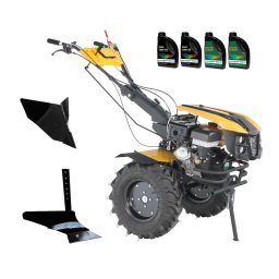 Pachet ProGARDEN Campo 1873 Alpine V2 Motocultor 18CP + Plug simplu + Plug bilonat/rarita + 4LUlei