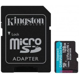 Card microSDXC Kingston Canvas Go! Plus Gen4 128GB A2 U3 V30 + Adaptor