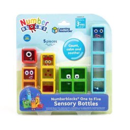 Set Eprubete Senzoriale Hand2Mind Numberblock De la 1 la 5 +3ani Multicolor