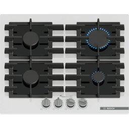 Plita Bosch PPP6A2I40 Gaz 4 Zone 60Cm Quartz Alb