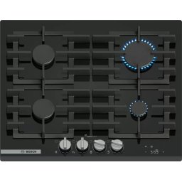 Plita Bosch PRP6A6H40 Gaz 4 Arzatoare 60Cm Negru