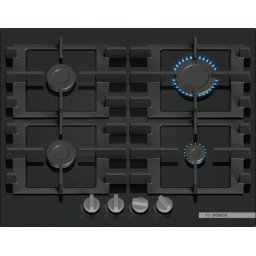 Plita Bosch PNP6B6K40 Gaz 60Cm Quartz Negru
