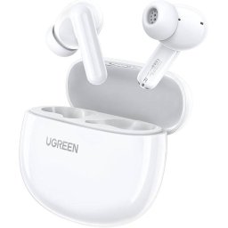 Casti UGREEN WS207 HiTune P3 True Wireless 28 Ore Baterie TWS Bluetooth Alb