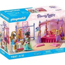 Set Constructie PLAYMOBIL Set Printese Dormitor cu Garderoba Varsta Recomandata 4 ani+