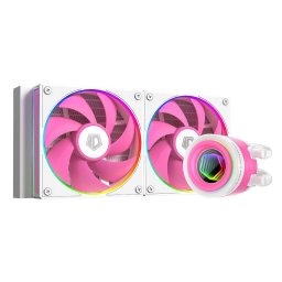 Cooler Procesor ID-Cooling FX240 Infinity Pink Racire cu Lichid 2x 120MM Iluminare aRGB Alb/Roz