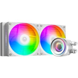 Cooler Procesor ID-Cooling FX240 Infinity Racire cu Lichid 2x 120MM Iluminare aRGB Alb