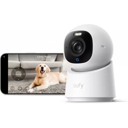 Camera de Supraveghere pentru Interior eufy E30 4K UHD 360 AI Night Vision Color Alb