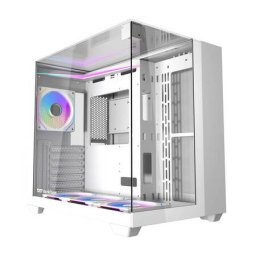 Carcasa pentru Computer darkFlash TH285 ATX M-ATX ITX + 4 Ventilatoare Alb