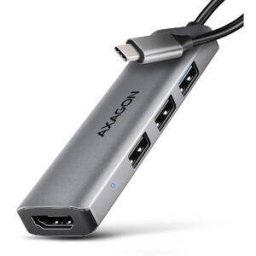 AXAGON HMC-H3A USB-C USB-A HDMI Gri